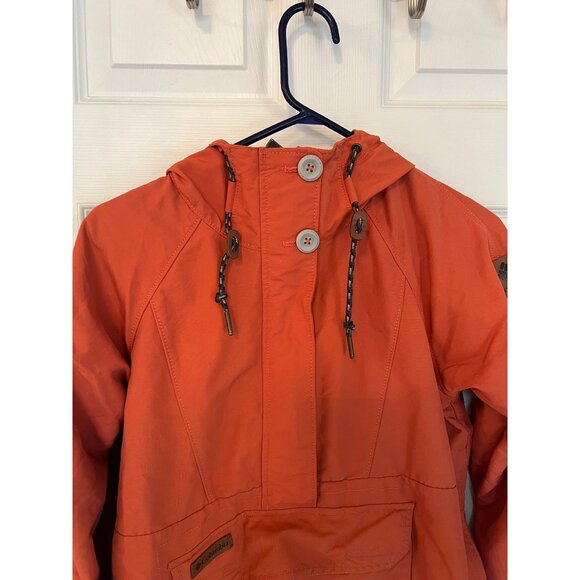 Columbia Canyon Creek Anorak Orange Windbreaker Jacket Women's Medium - Picture 2 of 10